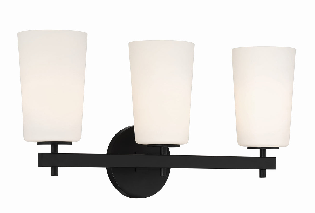 Colton 3 Light Aged Brass Bathroom Vanity COL-103-AG