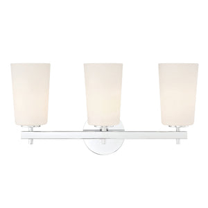 Colton 3 Light Polished Chrome Bathroom Vanity COL-103-CH