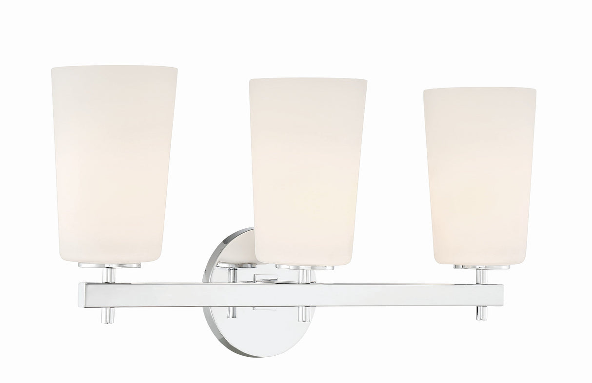 Colton 3 Light Aged Brass Bathroom Vanity COL-103-AG