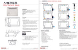 Americh CF6648TA5-BI Confidence 6648 - Tub Only / Airbath 5 - Biscuit