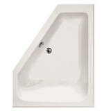Hydro Systems COU6048ATO-WHI-LH COURTNEY 6048 AC TUB ONLY-WHITE-LEFT HAND