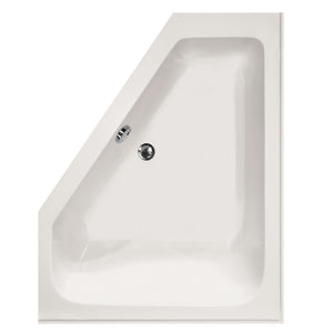 Hydro Systems COU6048ATO-WHI-LH COURTNEY 6048 AC TUB ONLY-WHITE-LEFT HAND