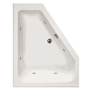 Hydro Systems COU6048AWP-WHI-RH COURTNEY 6048 AC W/WHIRLPOOL SYSTEM-WHITE-RIGHT HAND