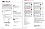 Americh CR7236TA5-BI Crillon 7236 - Tub Only / Airbath 5 - Biscuit