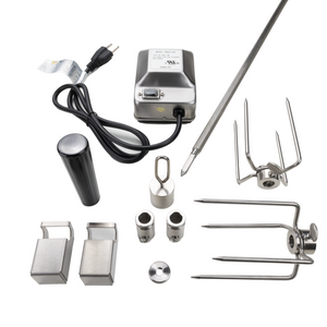 Coyote C3ROT34 Rotisserie Kit for 34" Grill, Stainless Steel