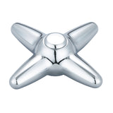 Central Brass CS-13001P Cross Handle-Plain in Polished Chrome