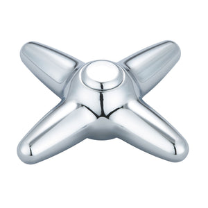 Central Brass CS-13001P Cross Handle-Plain in Polished Chrome