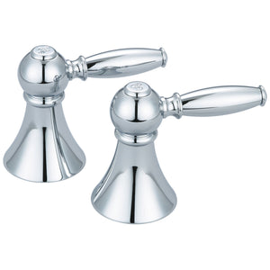 Central Brass CS-19001H Lever Handle-Hot in Polished Chrome