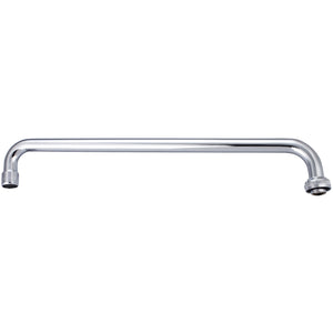 Central Brass CS-22004 16" Swivel Tube Spout With Aerator in Polished Chrome