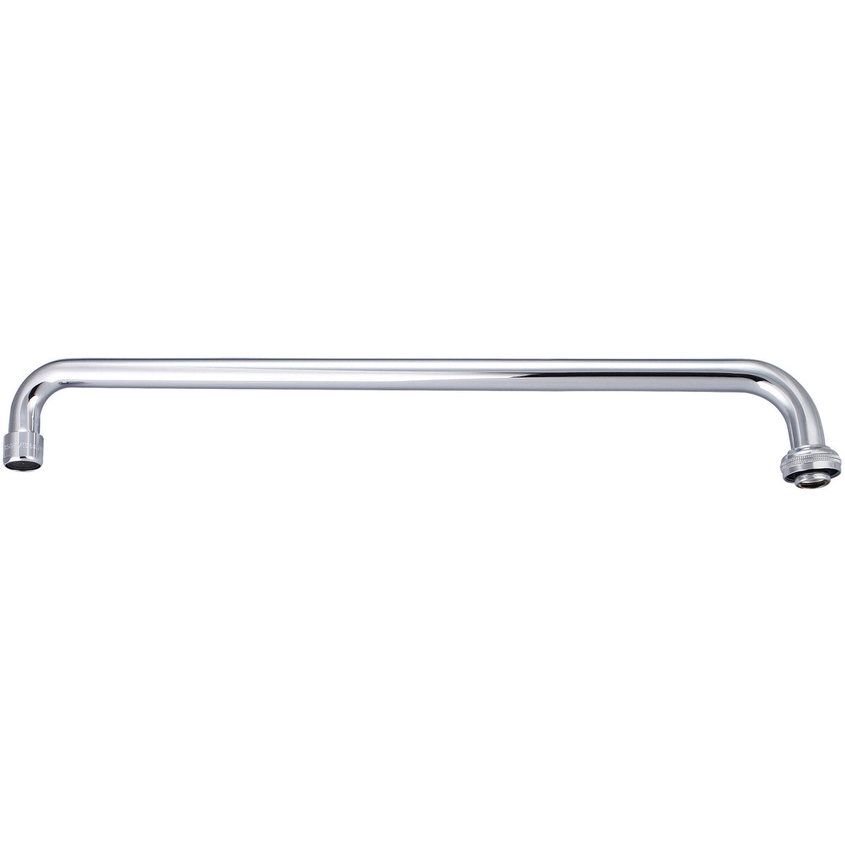 Central Brass CS-22005 18" Swivel Tube Spout With Aerator in Polished Chrome