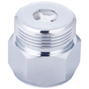 Central Brass CS-42015 Hose Adapter With Check Valve in Polished Chrome