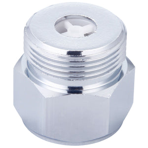 Central Brass CS-42015 Hose Adapter With Check Valve in Polished Chrome