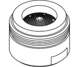 Central Brass CS-49013 13/16"-27 Male Thread 1.5 GPM Aerator in Polished Chrome