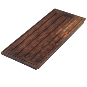 FRANKE CU-40S 7.0-in. x 16.9-in. Walnut Cutting Board for Cube Series Sinks