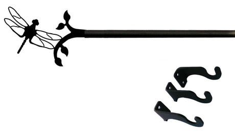 Dragonfly Curtain Rod Med (Hardware is INCLUDED)