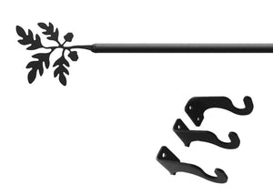 Acorn Curtain Rod Med (Hardware is INCLUDED)