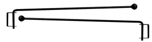 Curtain Crane Ball Ends Each 18 Inches Long (pair)
