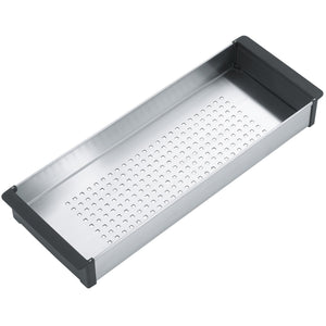 FRANKE CUW-70S 6.2-in. x 17.6-in. Stainless Steel Colander for Cube Series Sinks In Stainless