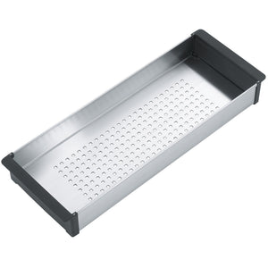 FRANKE CUW-70S 6.2-in. x 17.6-in. Stainless Steel Colander for Cube Series Sinks In Stainless