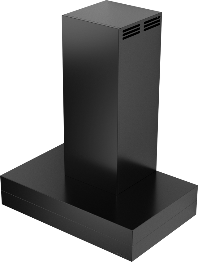 Vent-A-Hood CWEAH6-K30 BC 30" Contemporary Wall Mount Range Hood with Ductless Ventilation (ARS), Black Carbide