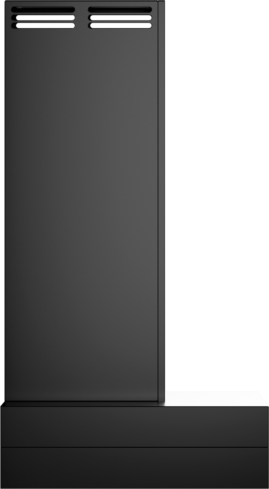 Vent-A-Hood CWEAH6-K48 BC 48" Contemporary Wall Mount Range Hood with Ductless Ventilation (ARS), Black Carbide
