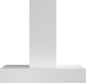 Vent-A-Hood CWEH6-K42 BT 42" 250 CFM Contemporary Wall Mount Range Hood with Low-Profile Blower (V-Line), Biscuit