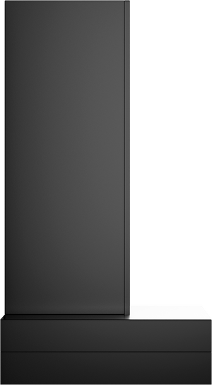 Vent-A-Hood CWEH6-K30 BC 30" 250 CFM Contemporary Wall Mount Range Hood with Low-Profile Blower (V-Line), Black Carbide