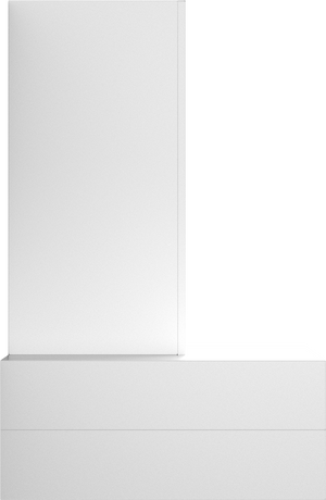 Vent-A-Hood CWEH9-242 BT 42" 600 CFM Contemporary Wall Mount Range Hood with Magic Lung Blower, Biscuit