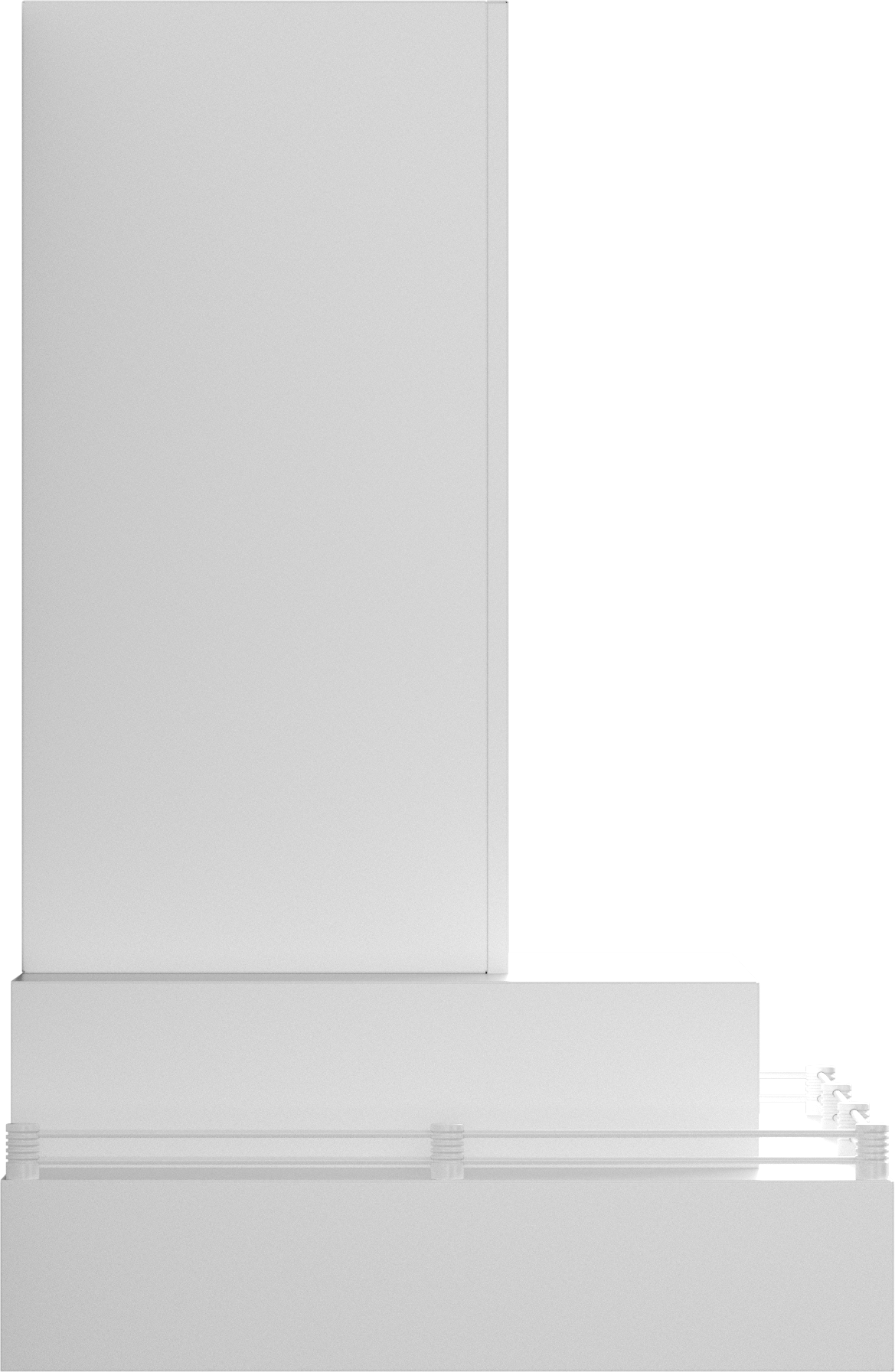 Vent-A-Hood CWLH9-236 BT 36" 600 CFM Contemporary Wall Mount Range Hood with Double Rectangle, Magic Lung Blower, Biscuit