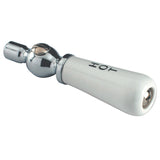 CWPKPLCHH Hot Porcelain Lever Handle, Polished Chrome