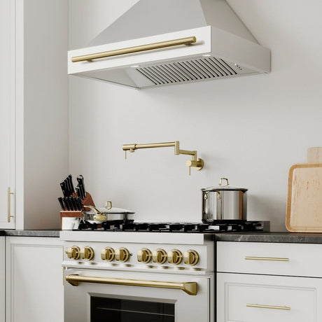ZLINE Gemini Pot Filler in Champagne Bronze (GEM-FPF-CB)