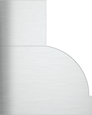 Vent-A-Hood CXH18-M30 SS 30" Professional Convex Wall Mount Range Hood with Baffle Filter (M-Line), Stainless Steel
