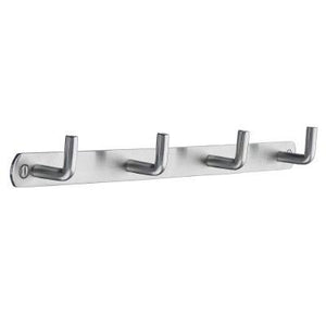 Smedbo Beslagsboden Coat Rack in Brushed Stainless Steel