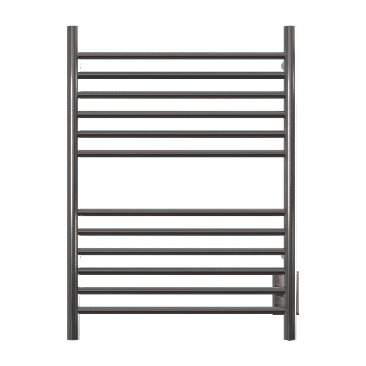 Amba Products Cape Model Cape2332 Straight 12-Bar Hardwired & Plug-in Combo Towel Warmer - 4.625 x 23.875 x 31.5 in. - Brushed Finish
