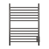 Amba Products Cape Model Cape2332 Straight 12-Bar Hardwired & Plug-in Combo Towel Warmer - 4.625 x 23.875 x 31.5 in. - Brushed Finish