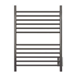 Amba Products Cape Model Cape2332 Straight 12-Bar Hardwired & Plug-in Combo Towel Warmer - 4.625 x 23.875 x 31.5 in. - Brushed Finish