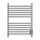 Amba Products Cape Model Cape2332 Straight 12-Bar Hardwired & Plug-in Combo Towel Warmer - 4.625 x 23.875 x 31.5 in. - Polished Finish