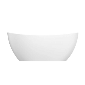 Cape Elizabeth 67″ matte white freestanding slipper bathtub – New England Home Goods