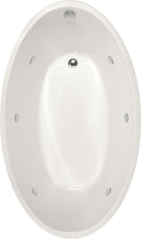 Hydro Systems CAR6036ACO-WHI CARLI 6036 AC W/COMBO SYSTEM-WHITE