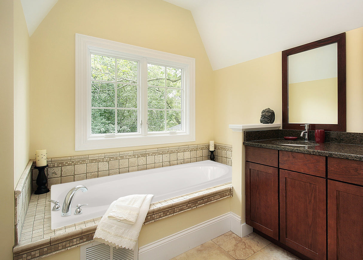 Hydro Systems CAR7236GCO-ALM CARIBE 7236 GC W/COMBO SYSTEM-ALMOND