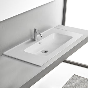 Drop In Bathroom Sink, Modern