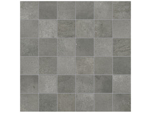 Anatolia Tile 2X2 Ceraforge Titanium Matte 36 Piece Porcelain Mosaic. 1 Sheet = .96 Sq. Ft. 4501-0063-1  - premium natural stone mosaic tile from Anatolia Tile, available at PoshHaus showroom in Keene, NH