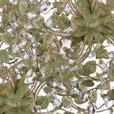 Josie 3 Light Champagne Green Tea Mini Chandelier 4845-CT
