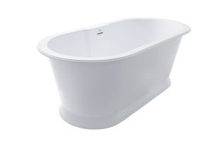 Hydro Systems CHT6632HTO-ALM CHATEAU 6632 METRO TUB ONLY-ALMOND