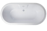 Hydro Systems CHT6632HTO-WHI CHATEAU 6632 METRO TUB ONLY-WHITE