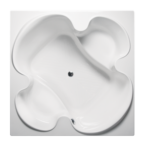 Americh CL6060TA2-BI Cloverleaf 6060 - Tub Only / Airbath 2 - Biscuit