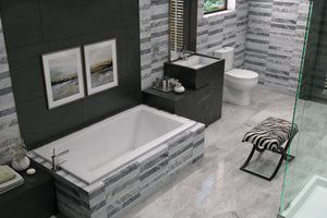 Americh CN6034TA2-BI Concorde 6034 - Tub Only / Airbath 2 - Biscuit