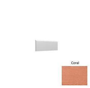 Roca Tile Usa Inc Elegant Ideas Usa St Tropez Coral 2.5X5 Ceramic Wall Bullnose Fhwe09Pco1