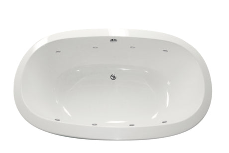 Hydro Systems COR6645STO-WHI CORAZON 6645 STON TUB ONLY - WHITE