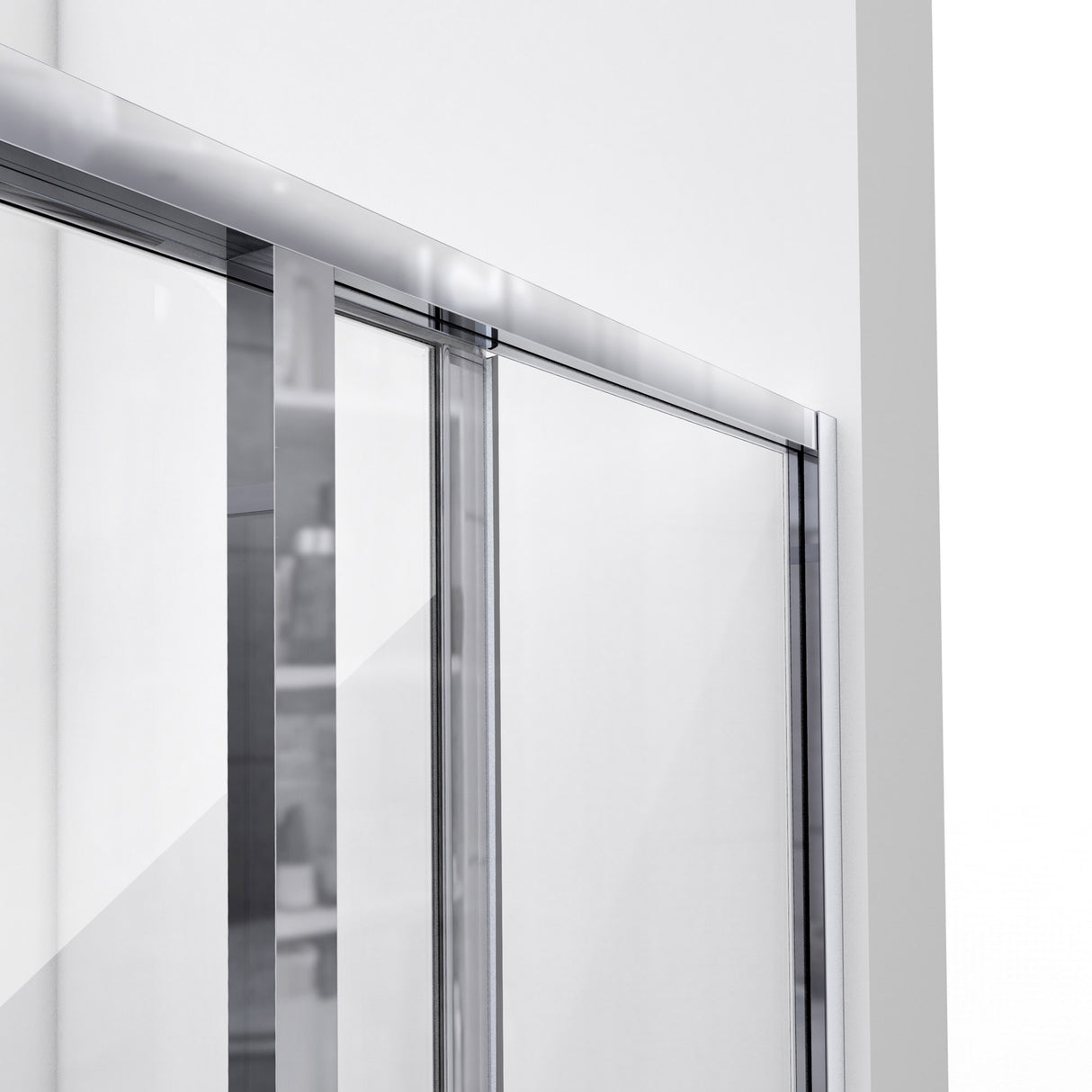 DreamLine Cornerview 36 in. D x 36 in. W x 74 3/4 in. H Framed Sliding Shower Enclosure in Chrome with White Acrylic Base Kit